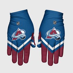Перчатки NHL: Colorado Avalanche цвета 3D-принт — фото 1
