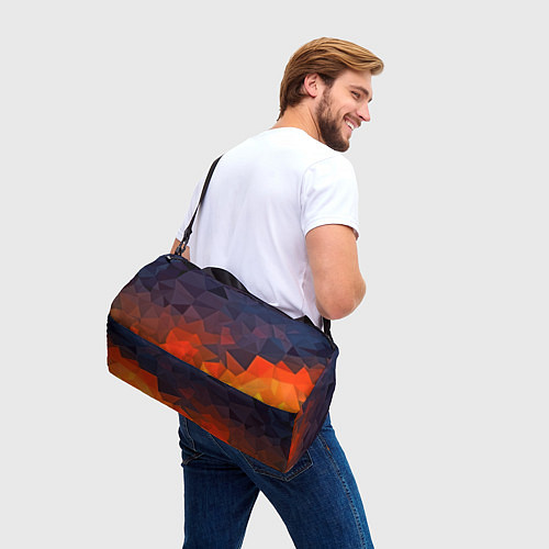 Спортивная сумка Абстракция / 3D-принт – фото 3