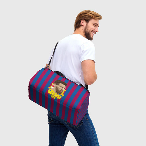 Спортивная сумка FCB Lionel Messi / 3D-принт – фото 3