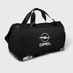 Сумки спортивные Opel: Black Side, цвет: 3D-принт