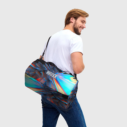 Спортивная сумка Muse: Colour Abstract / 3D-принт – фото 3