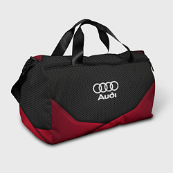 Сумки спортивные Audi: Grey Carbon, цвет: 3D-принт