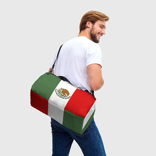 Спортивная сумка Мексиканский герб / 3D-принт – фото 3