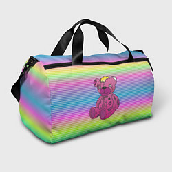 Сумки спортивные Lil Peep Bear, цвет: 3D-принт