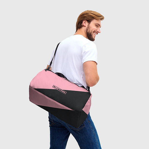 Спортивная сумка Black Pink / 3D-принт – фото 3