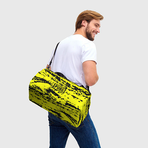 Спортивная сумка PUBG: Yellow Stained / 3D-принт – фото 3