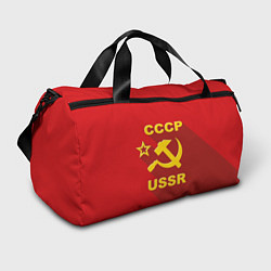 Сумки спортивные СССР - серп молот, цвет: 3D-принт