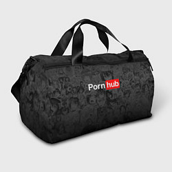 Сумки спортивные PORNHUB AHEGAO, цвет: 3D-принт