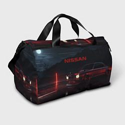 Сумки спортивные NISSAN, цвет: 3D-принт