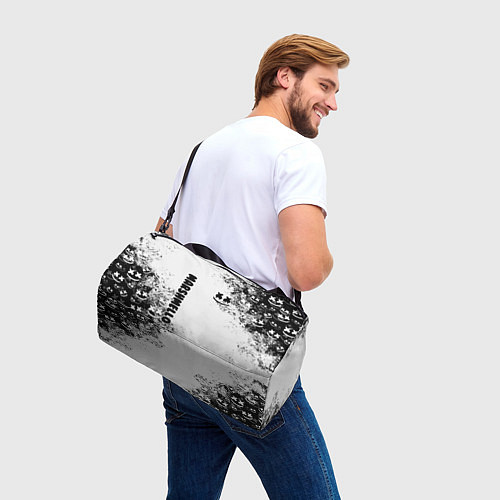 Спортивная сумка Marshmello / 3D-принт – фото 3