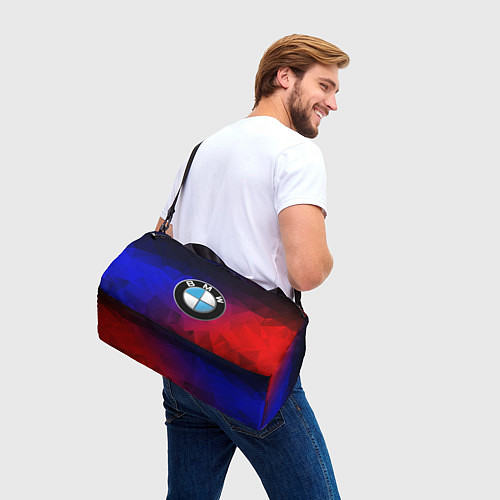 Спортивная сумка BMW NEON / 3D-принт – фото 3