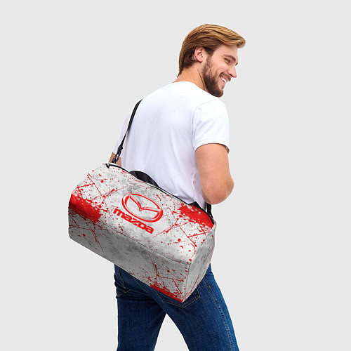 Спортивная сумка MAZDA RED LOGO / 3D-принт – фото 3
