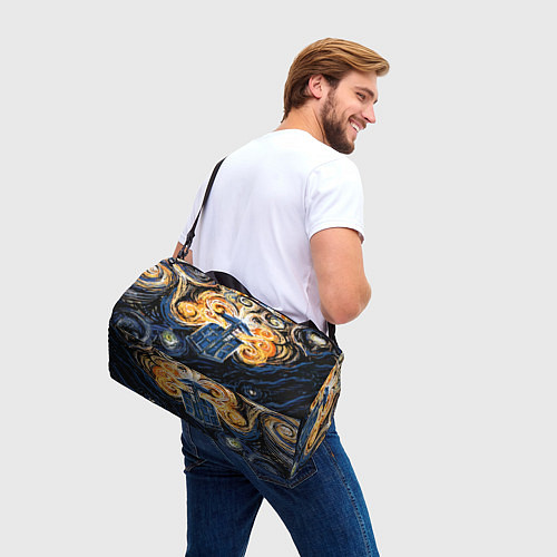 Спортивная сумка Van Gogh Tardis / 3D-принт – фото 3