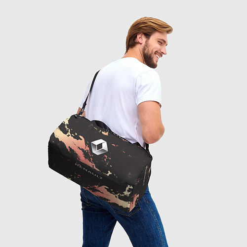 Спортивная сумка Renault спина / 3D-принт – фото 3