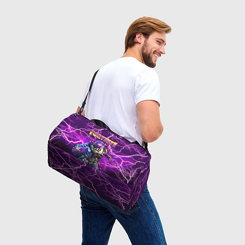 Спортивная сумка Fortnite Cyclo Outfit / 3D-принт – фото 3