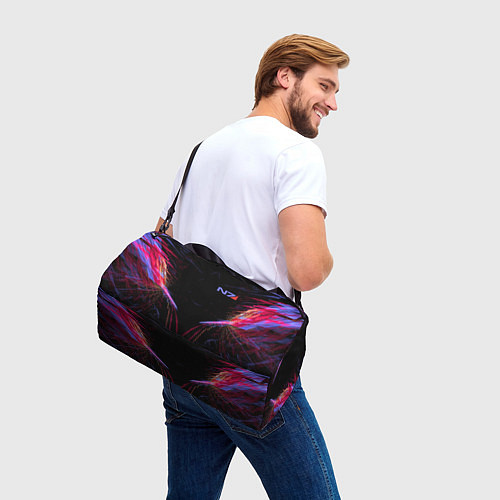 Спортивная сумка N7 Neon Style / 3D-принт – фото 3