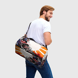 Сумки спортивные Афросамурай аниме, цвет: 3D-принт — фото 2