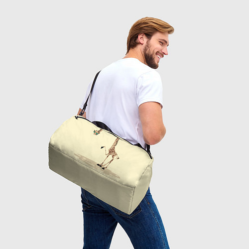 Спортивная сумка Жираф на шее / 3D-принт – фото 3