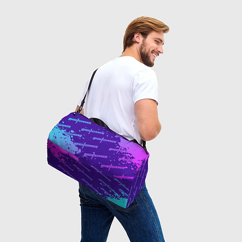 Спортивная сумка Ghostrunner узор / 3D-принт – фото 3