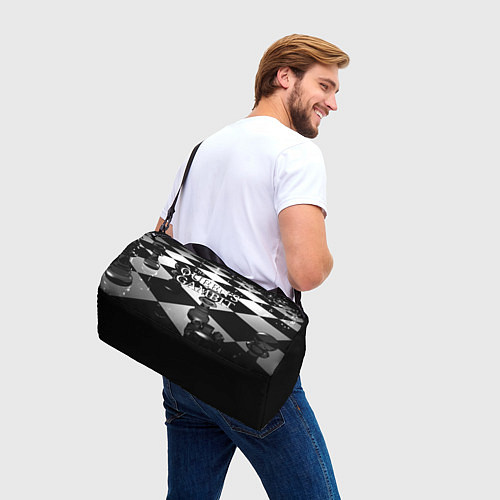 Спортивная сумка Ход Королевы / 3D-принт – фото 3