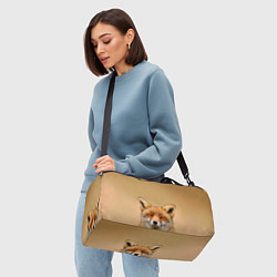 Сумки спортивные Милая лисичка, цвет: 3D-принт — фото 2