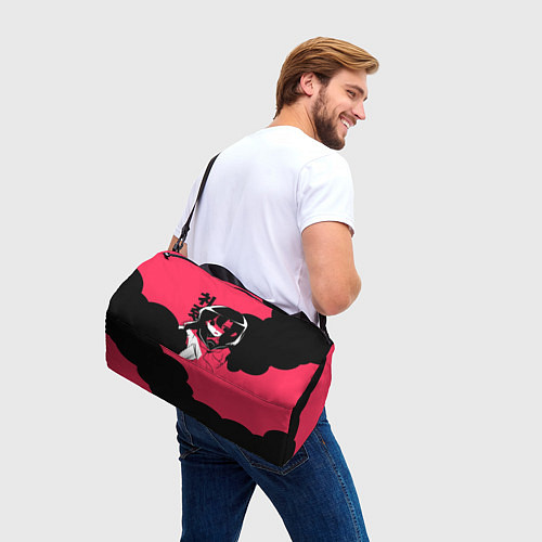 Спортивная сумка Rena Black Pink / 3D-принт – фото 3