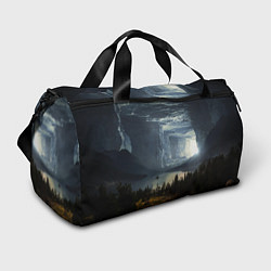 Сумки спортивные Фантастический пейзаж, цвет: 3D-принт