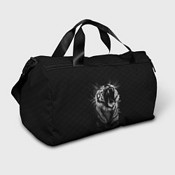 Сумки спортивные Тигр рычит Tiger realistic, цвет: 3D-принт