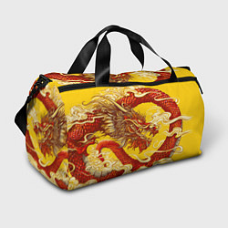 Сумки спортивные Китайский Дракон, China Dragon, цвет: 3D-принт