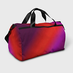 Сумки спортивные Оранжево-фиолетовый градиент, цвет: 3D-принт