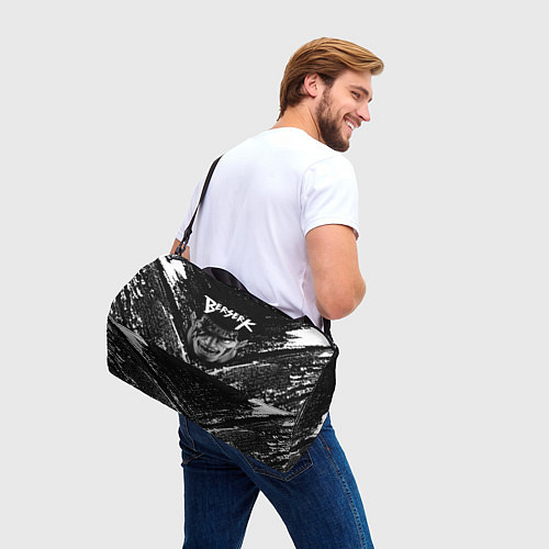 Спортивная сумка БЕРСЕРК ГАТС брызги краски / 3D-принт – фото 3