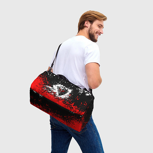 Спортивная сумка Берсерк: Брызги красок / 3D-принт – фото 3