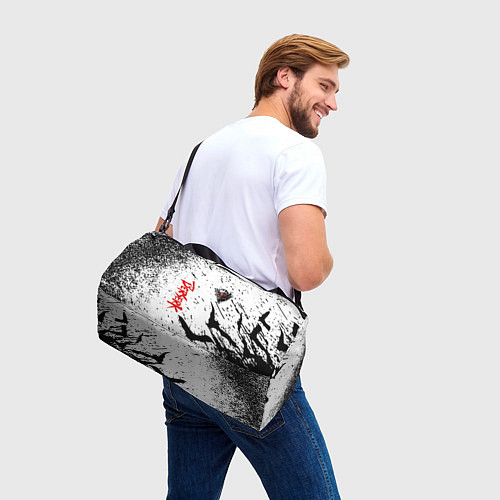 Спортивная сумка Берсерк: Гранж / 3D-принт – фото 3