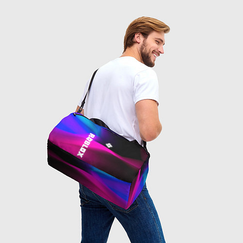 Спортивная сумка Роблокс лого х эмблема / 3D-принт – фото 3