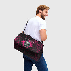 Сумки спортивные ИГРА В КАЛЬМАРА SQUID GAME ВЕДУЩИЙ МАСКА, цвет: 3D-принт — фото 2