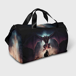 Сумки спортивные Да начнётся битва, цвет: 3D-принт