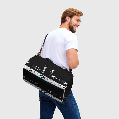 Спортивная сумка Поток информации СS:GO / 3D-принт – фото 3