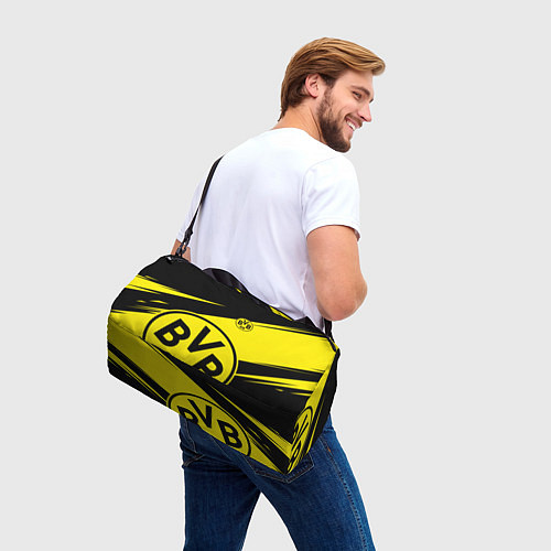 Спортивная сумка BORUSSIA BVB 09 LOGO / 3D-принт – фото 3