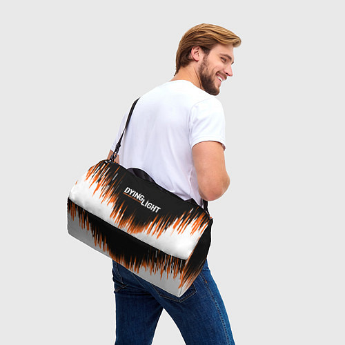 Спортивная сумка DYING LIGHT GOOD NIGHT AND GOOD LUCK / 3D-принт – фото 3