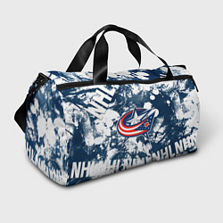 Сумки спортивные Коламбус Блю Джекетс, Columbus Blue Jackets, цвет: 3D-принт