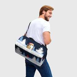 Сумки спортивные Удивленный тигр 2022, цвет: 3D-принт — фото 2