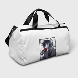 Сумки спортивные Dazai Дадзай Осаму ест яблоко, цвет: 3D-принт
