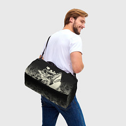 Сумки спортивные Человек-бензопила и Демон-акула, цвет: 3D-принт — фото 2