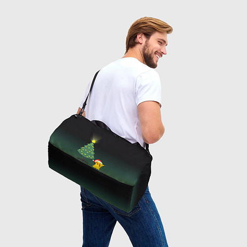 Спортивная сумка Пикачу с Ёлкой / 3D-принт – фото 3