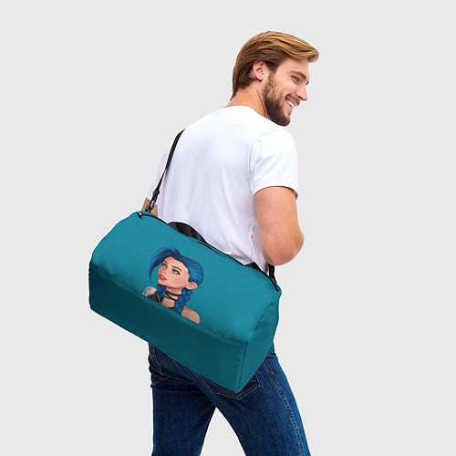 Спортивная сумка Красотка Джинкс / 3D-принт – фото 3