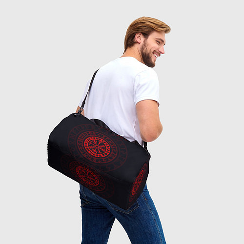 Спортивная сумка Красный Вегвизир / 3D-принт – фото 3