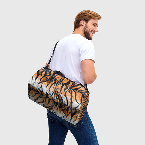 Спортивная сумка Шкура тигра Новый год 2022 / 3D-принт – фото 3