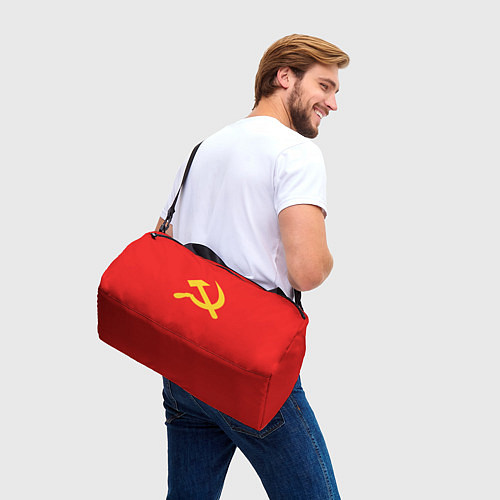 Спортивная сумка Красный Советский союз / 3D-принт – фото 3