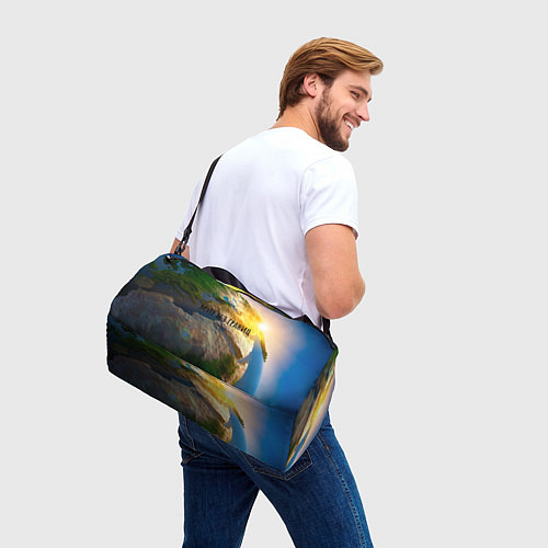 Спортивная сумка Мир Без Границ / 3D-принт – фото 3