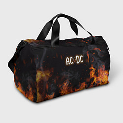Сумки спортивные ACDC - Fire, цвет: 3D-принт